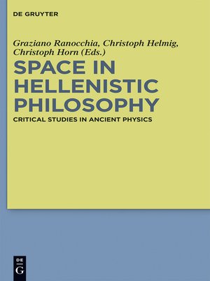cover image of Space in Hellenistic Philosophy